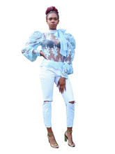 Load image into Gallery viewer, Oh you fancy huh-Pussy bow top - Khoris Kloset
