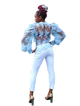 Load image into Gallery viewer, Oh you fancy huh-Pussy bow top - Khoris Kloset